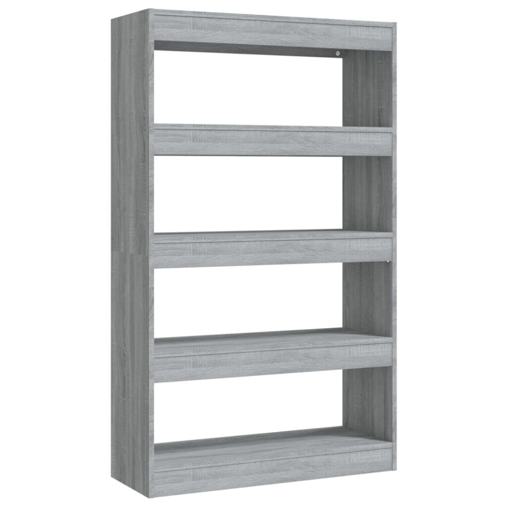 Vidaxl (Grey) Book Cabinet/Room Divider Chipboard Shelf Room Partition Multi Colours