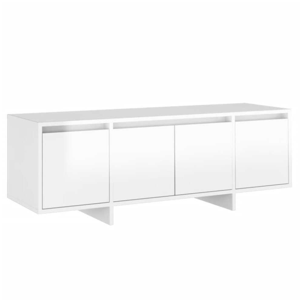 (high gloss white) vidaXL TV Cabinet Chipboard Home Lowboard Hifi Cabinet TV Stand Multi Colours