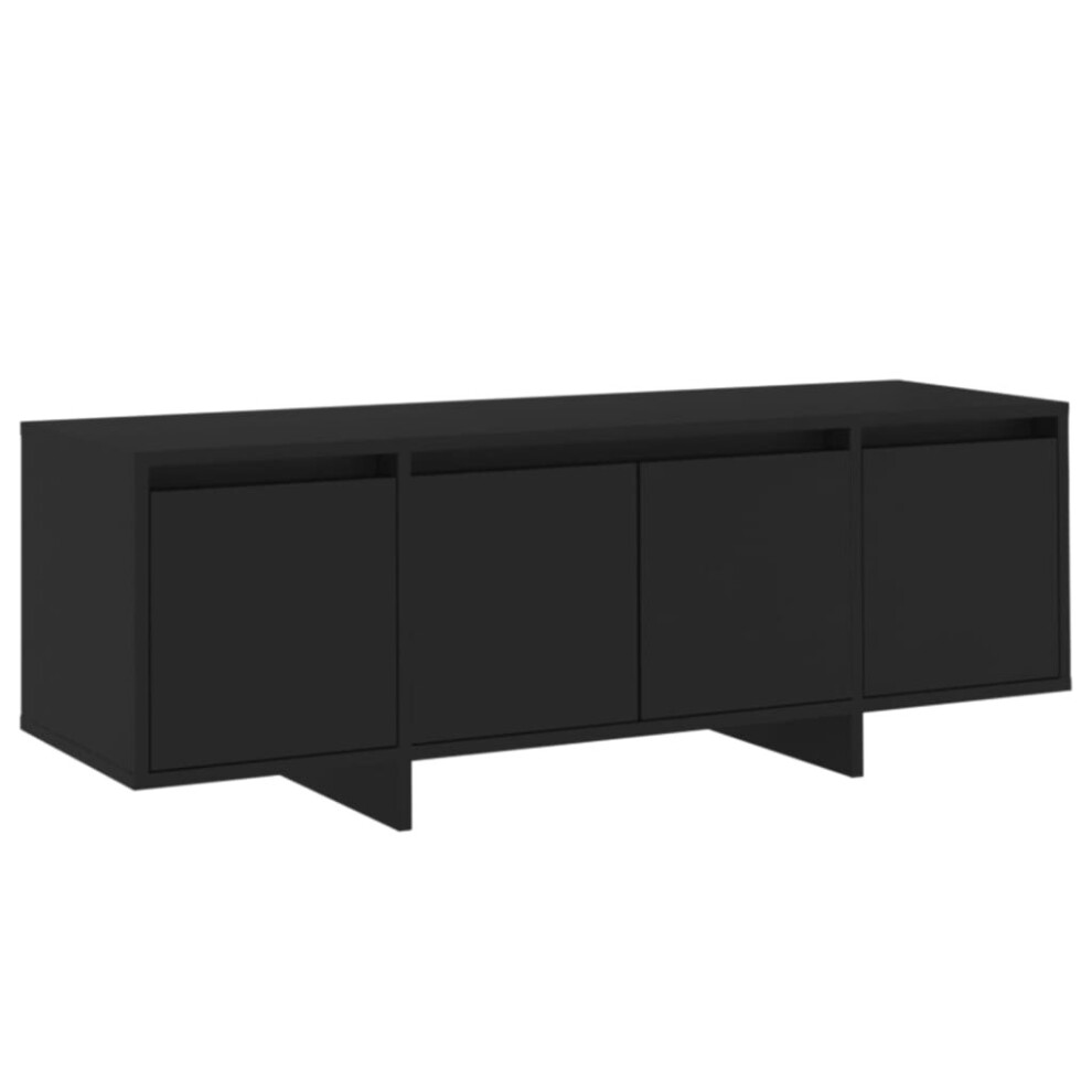 (black) vidaXL TV Cabinet Chipboard Home Lowboard Hifi Cabinet TV Stand Multi Colours