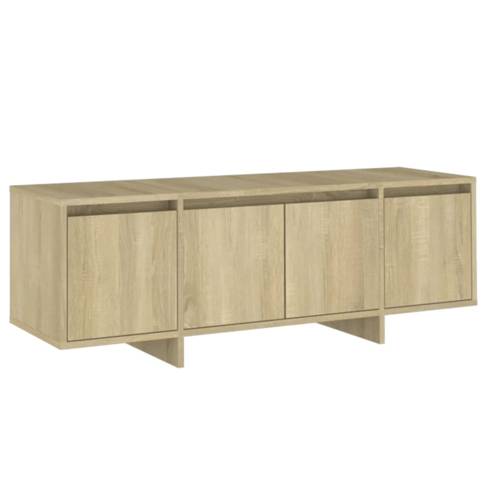 Vidaxl (Sonoma Oak) Tv Cabinet Tv Stand Media Tv Unit Entertainment Centre Engineered Wood