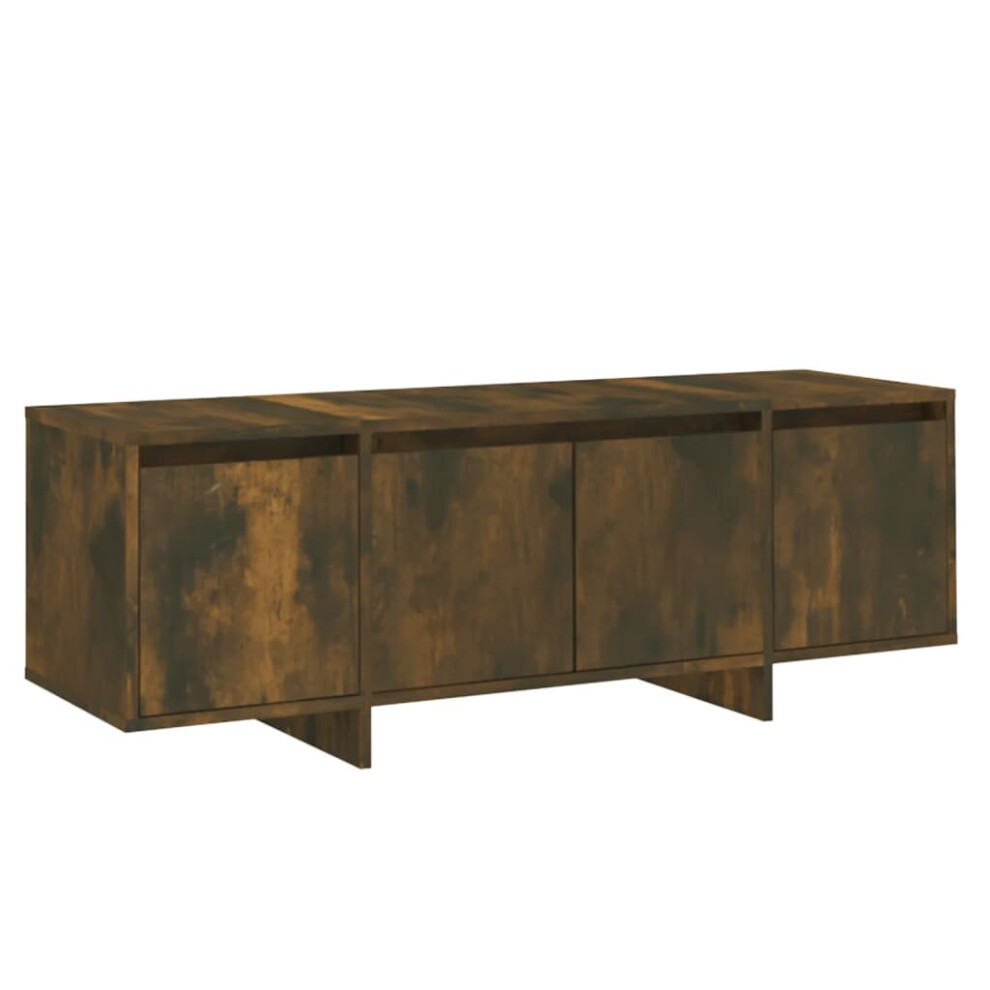 Vidaxl (Smoked Oak) Tv Cabinet Tv Stand Media Tv Unit Entertainment Centre Engineered Wood