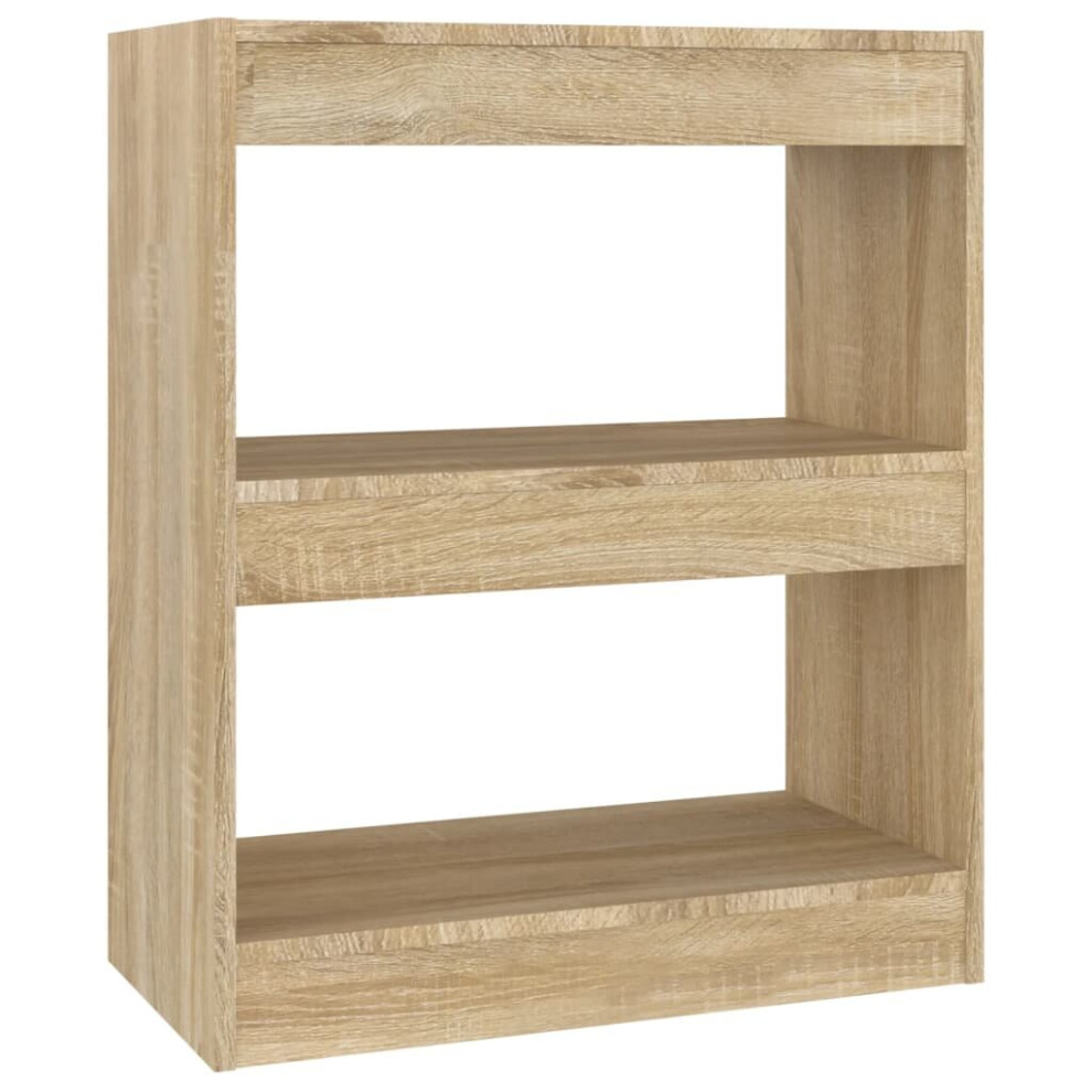 Vidaxl (Sonoma Oak) Book Cabinet/Room Divider Storage Rack Home Organiser Multi Colours