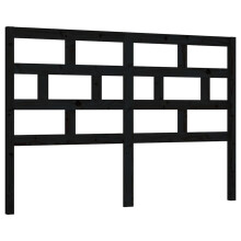 (black, 146 x 4 x 100 cm) vidaXL Bed Headboard Bedroom Bed Header Decorative Headboard Solid Wood Pine