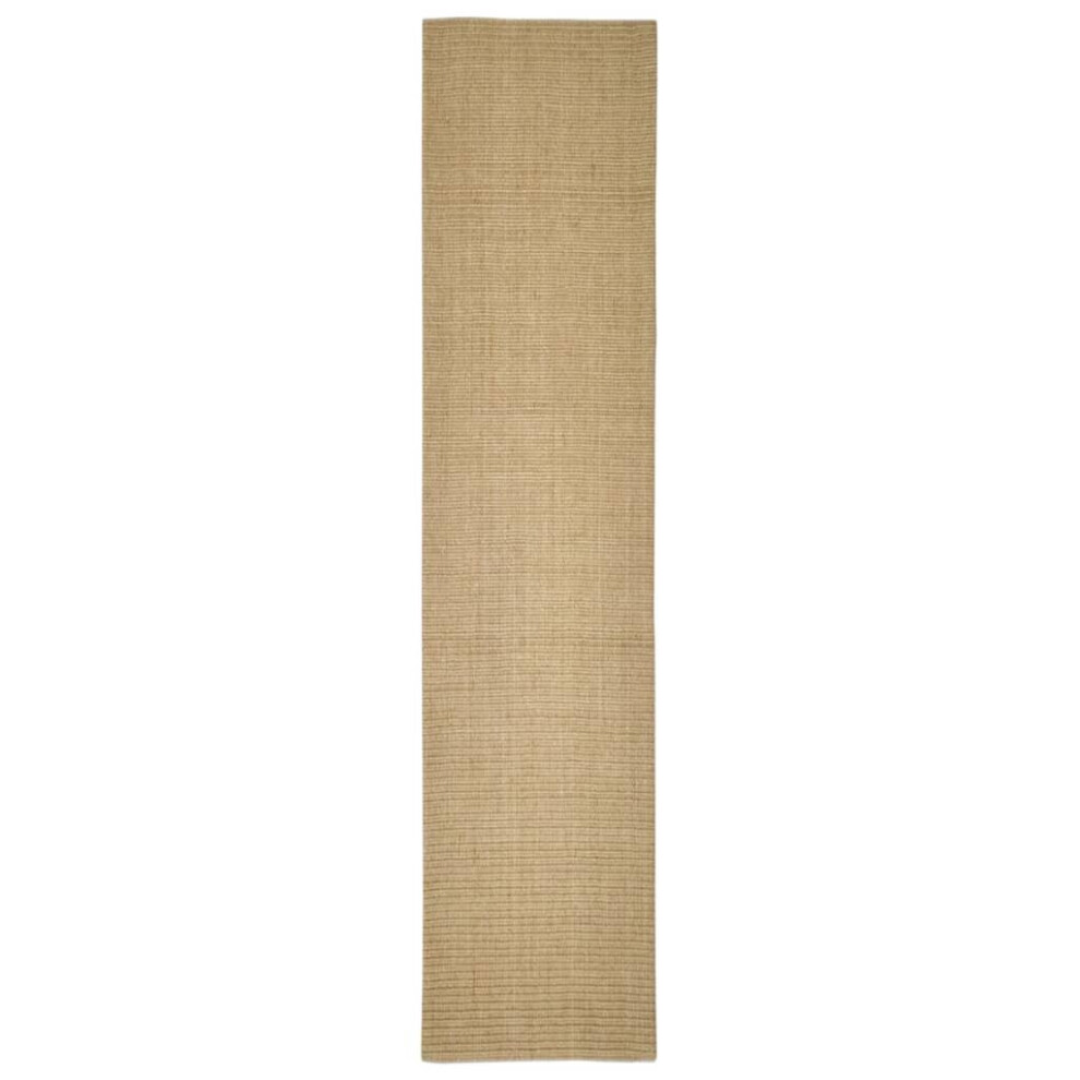 Vidaxl (Natural, 66 X 300 Cm) Rug Home Indoor Area Rug Floor Mat Floor Carpet Runner Natural Sisal
