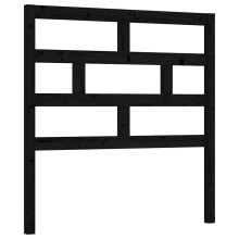 (black, 106 x 4 x 100 cm) vidaXL Bed Headboard Bedroom Bed Header Decorative Headboard Solid Wood Pine