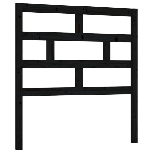VidaXL (black, 96 x 4 x 100 cm) vidaXL Bed Headboard Bedroom Bed Header Decorative Headboard Solid Wood Pine
