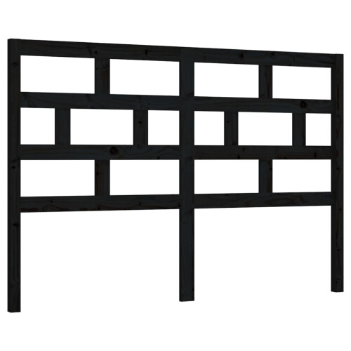 VidaXL (black, 166 x 4 x 100 cm) vidaXL Bed Headboard Bedroom Bed Header Decorative Headboard Solid Wood Pine