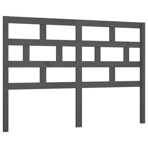VidaXL (grey, 166 x 4 x 100 cm) vidaXL Bed Headboard Bedroom Bed Header Decorative Headboard Solid Wood Pine