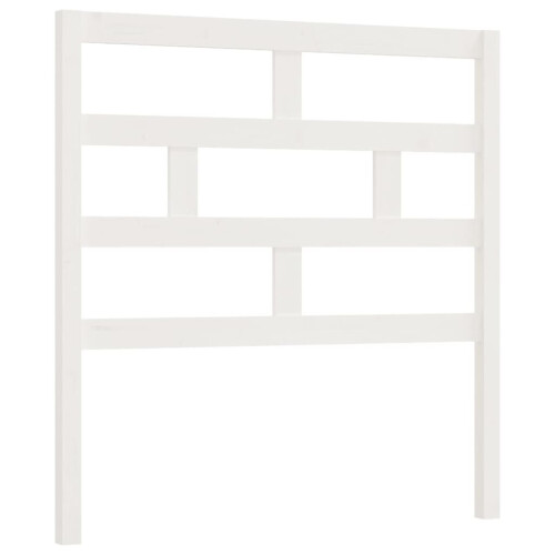 VidaXL (white, 96 x 4 x 100 cm) vidaXL Bed Headboard Bedroom Bed Header Decorative Headboard Solid Wood Pine
