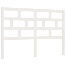 (white, 146 x 4 x 100 cm) vidaXL Bed Headboard Bedroom Bed Header Decorative Headboard Solid Wood Pine