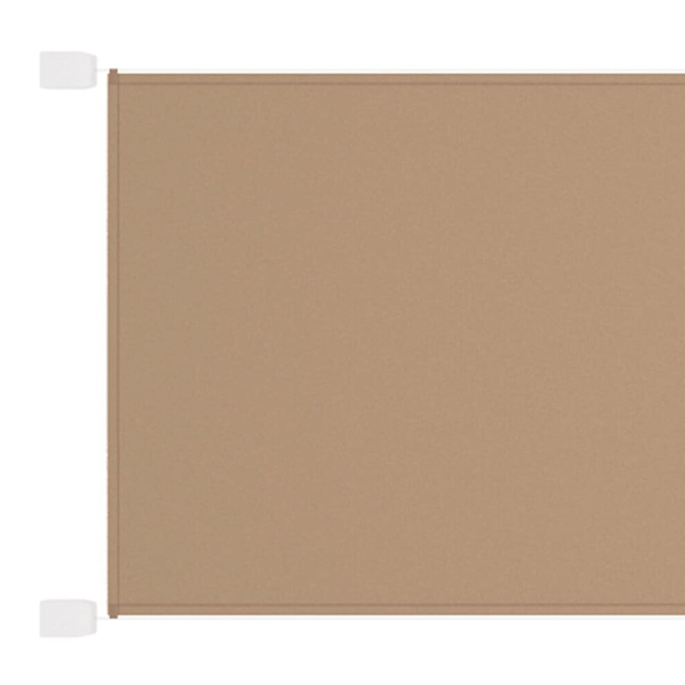 New Vidaxl (Taupe, 140 X 420 Cm) Vertical Awning Oxford Fabric Patio Balcony Awning Multi Colours/Sizes 148411