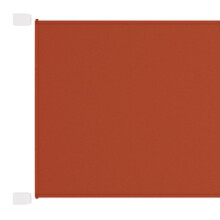 vidaXL Senkrechtmarkise Terrakotta 140x420 cm Oxford-Gewebe