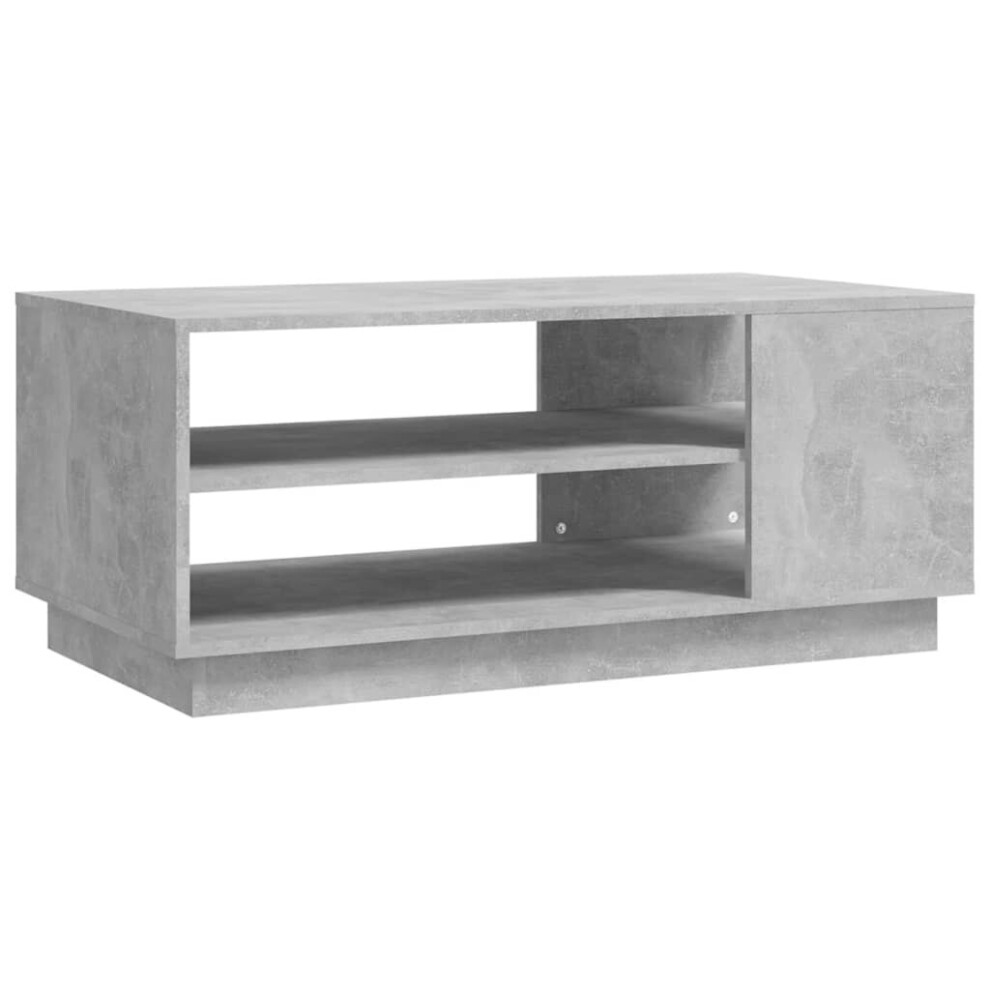 (concrete grey) vidaXL Coffee Table Chipboard Home Centre Side Sofa Accent Table Multi Colours