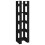 VidaXL (black) vidaXL Solid Wood Pine Book Cabinet/Room Divider Storage Rack Multi Colours 1