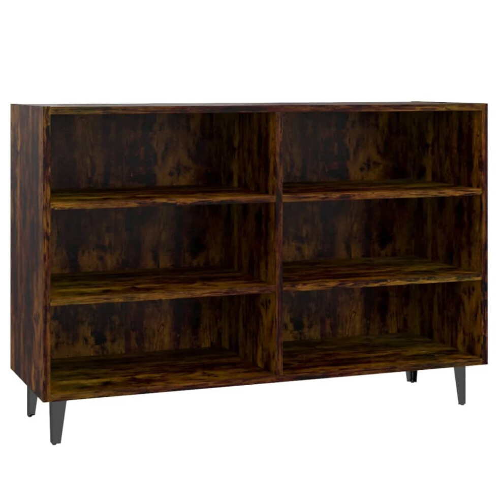 Vidaxl (Smoked Oak) Sideboard Chipboard Cabinet Side Cabinet Hall Tables Multi Colours