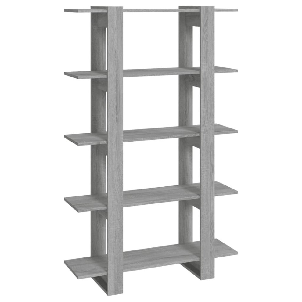Vidaxl ( Sonoma) Book Cabinet/Room Divider Room Partition Home Organiser Multi Colours Grey