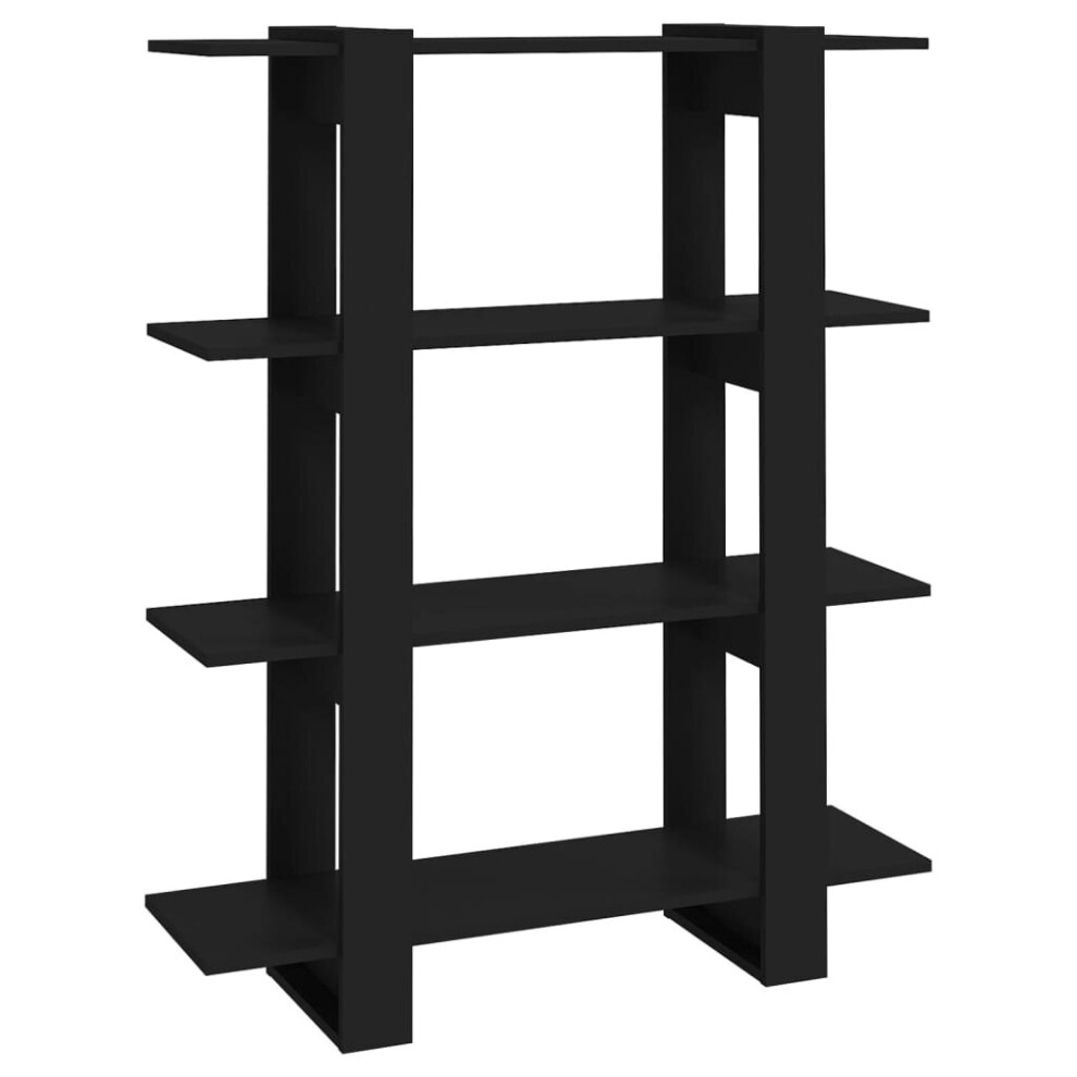 Vidaxl (Black) Book Cabinet/Room Divider Room Partition Home Organiser Multi Colours Black