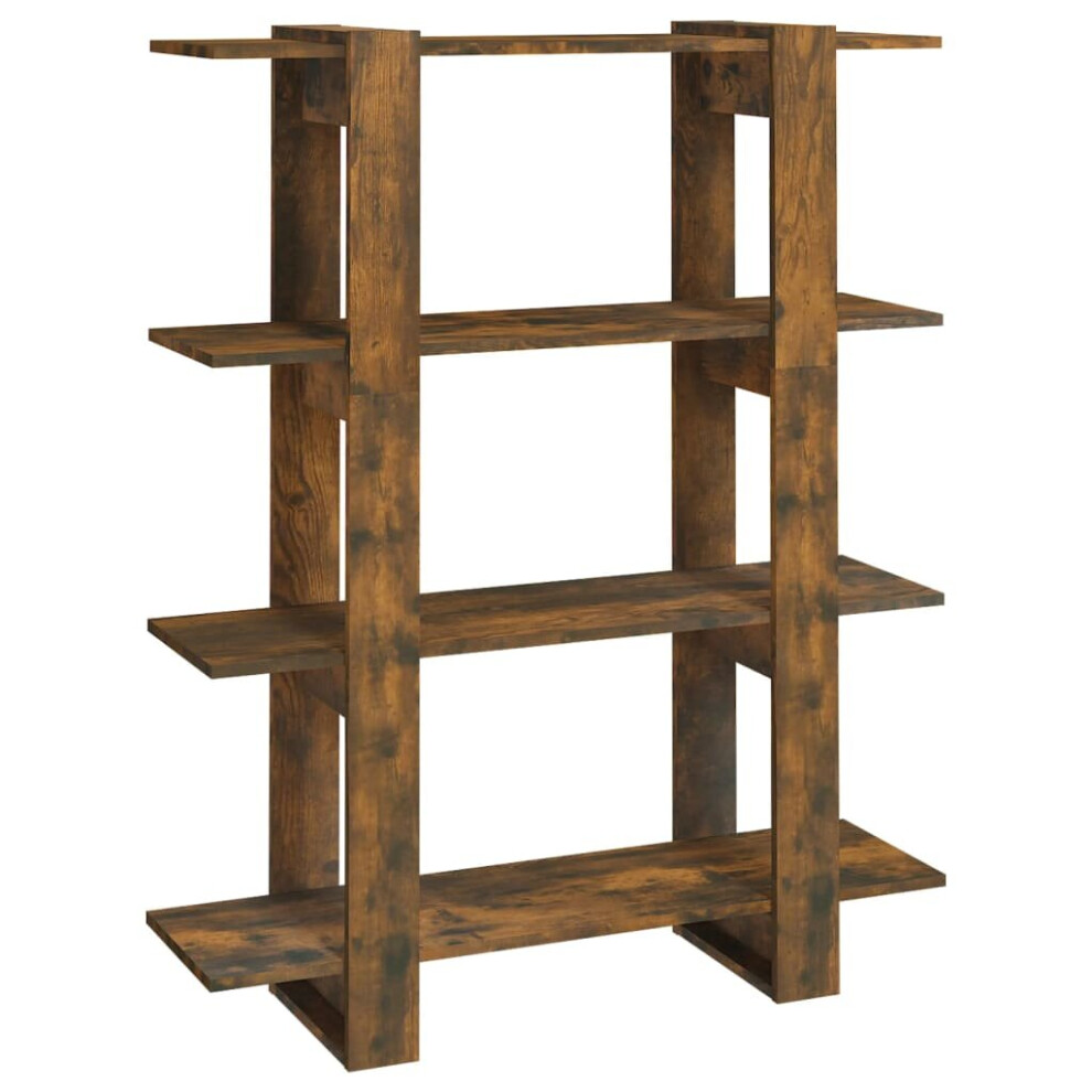 Vidaxl (Smoked Oak) Book Cabinet/Room Divider Room Partition Home Organiser Multi Colours