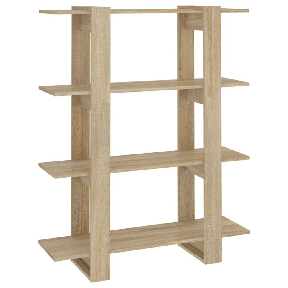 Vidaxl (Sonoma Oak) Book Cabinet/Room Divider Room Partition Home Organiser Multi Colours