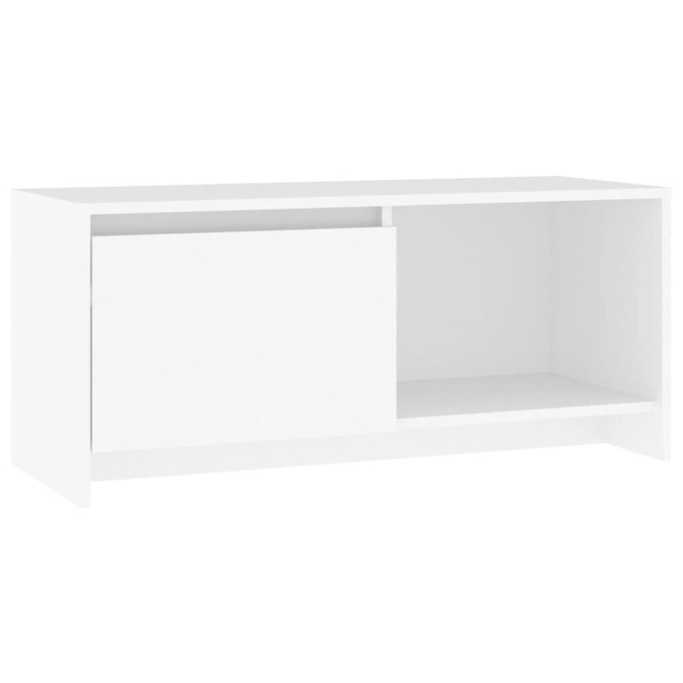 Vidaxl (White) Tv Cabinet Chipboard Plasma Stereo Cabinet Tv Unit Stand Multi Colours White