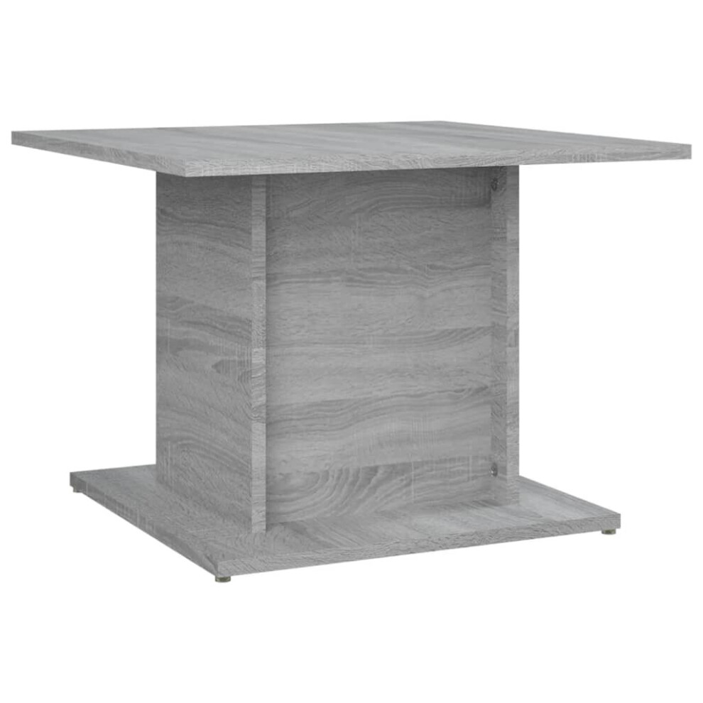 Vidaxl (Grey Sonoma) Coffee Table Couch Table Hall End Center Accent Table Engineered Wood Brown,Grey