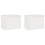 VidaXL (white, 2) vidaXL Wall Cabinet Hanging Storage Cabinet Wall Cupboard Solid Wood Pine 1