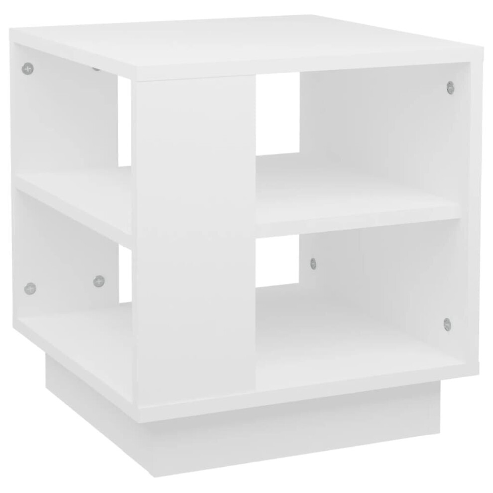 (white) vidaXL Coffee Table Couch Table Hall End Center Accent Table Engineered Wood