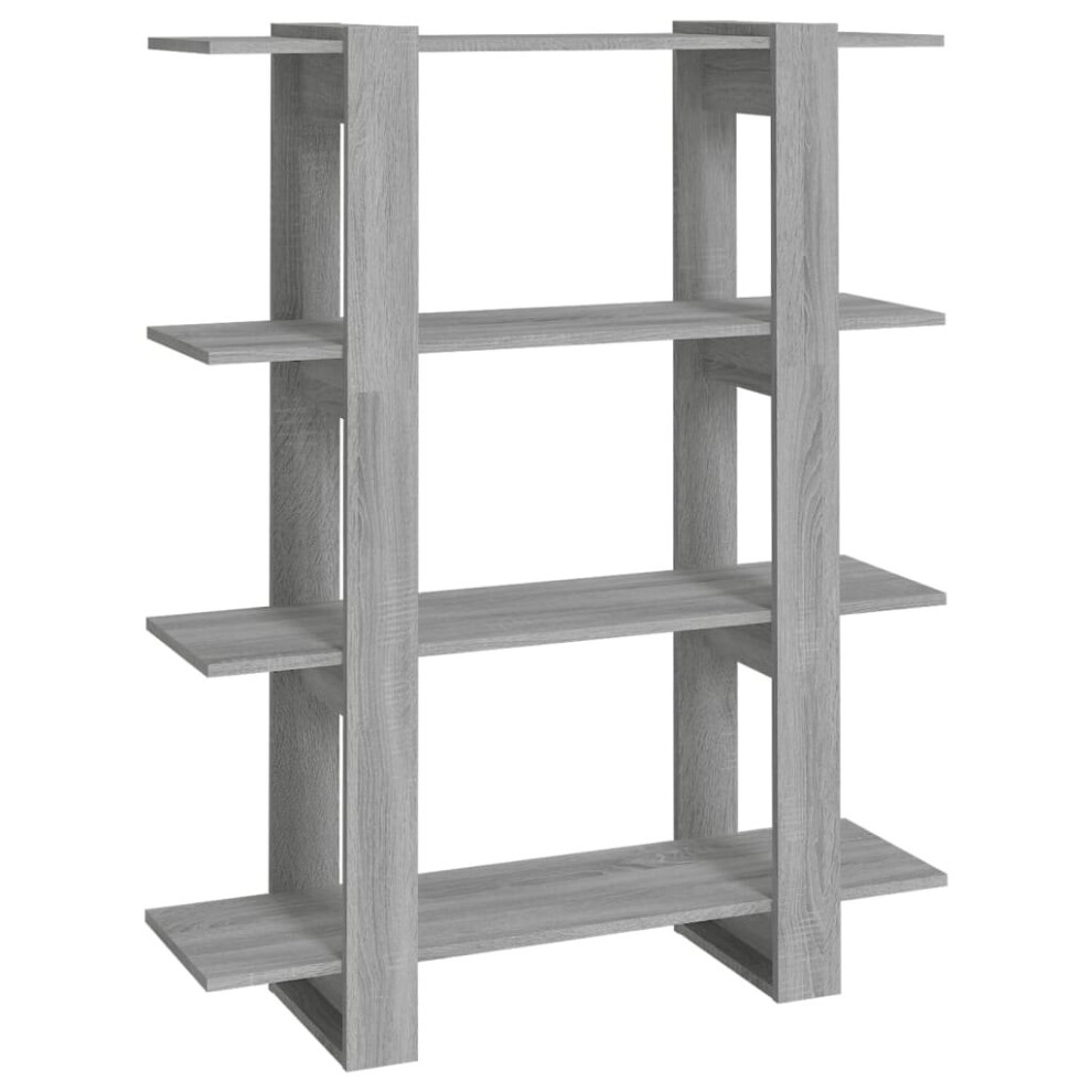 Vidaxl ( Sonoma) Book Cabinet/Room Divider Room Partition Home Organiser Multi Colours Grey
