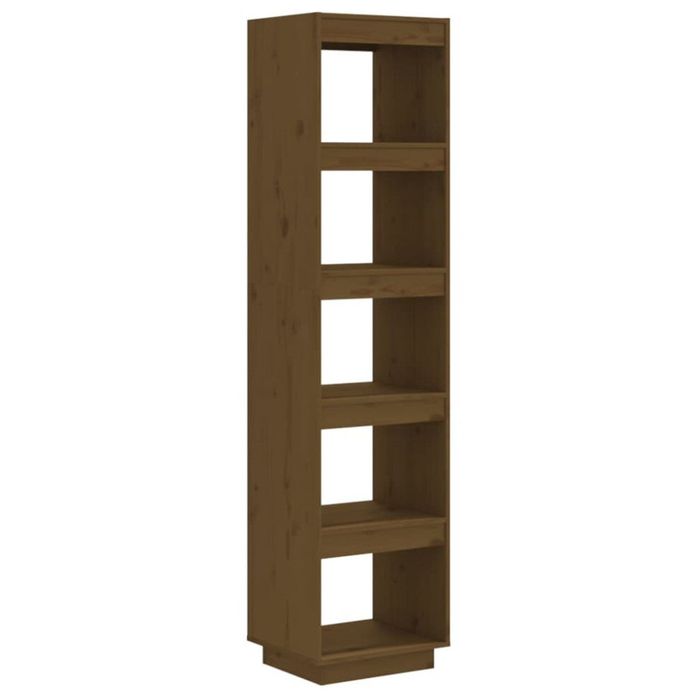 Vidaxl (Honey Brown, 40 X 35 X 167 Cm) Solid Pinewood Book Cabinet/Room Divider Multi Colours Multi Sizes