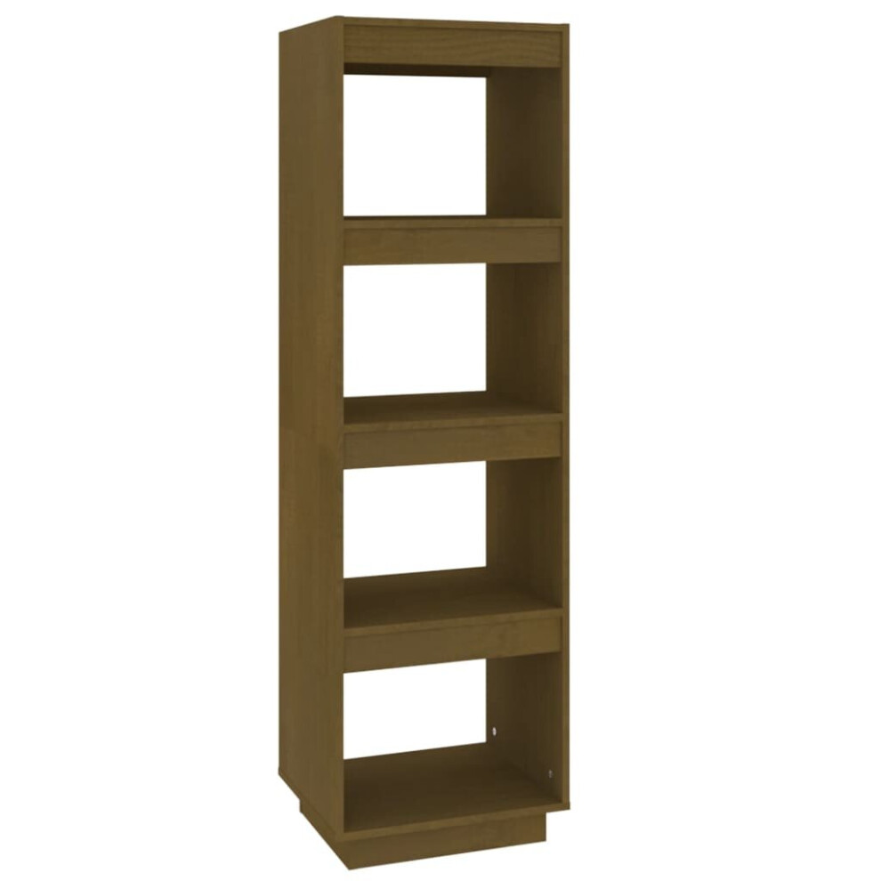 Vidaxl (Honey Brown, 40 X 35 X 135 Cm) Solid Pinewood Book Cabinet/Room Divider Multi Colours Multi Sizes