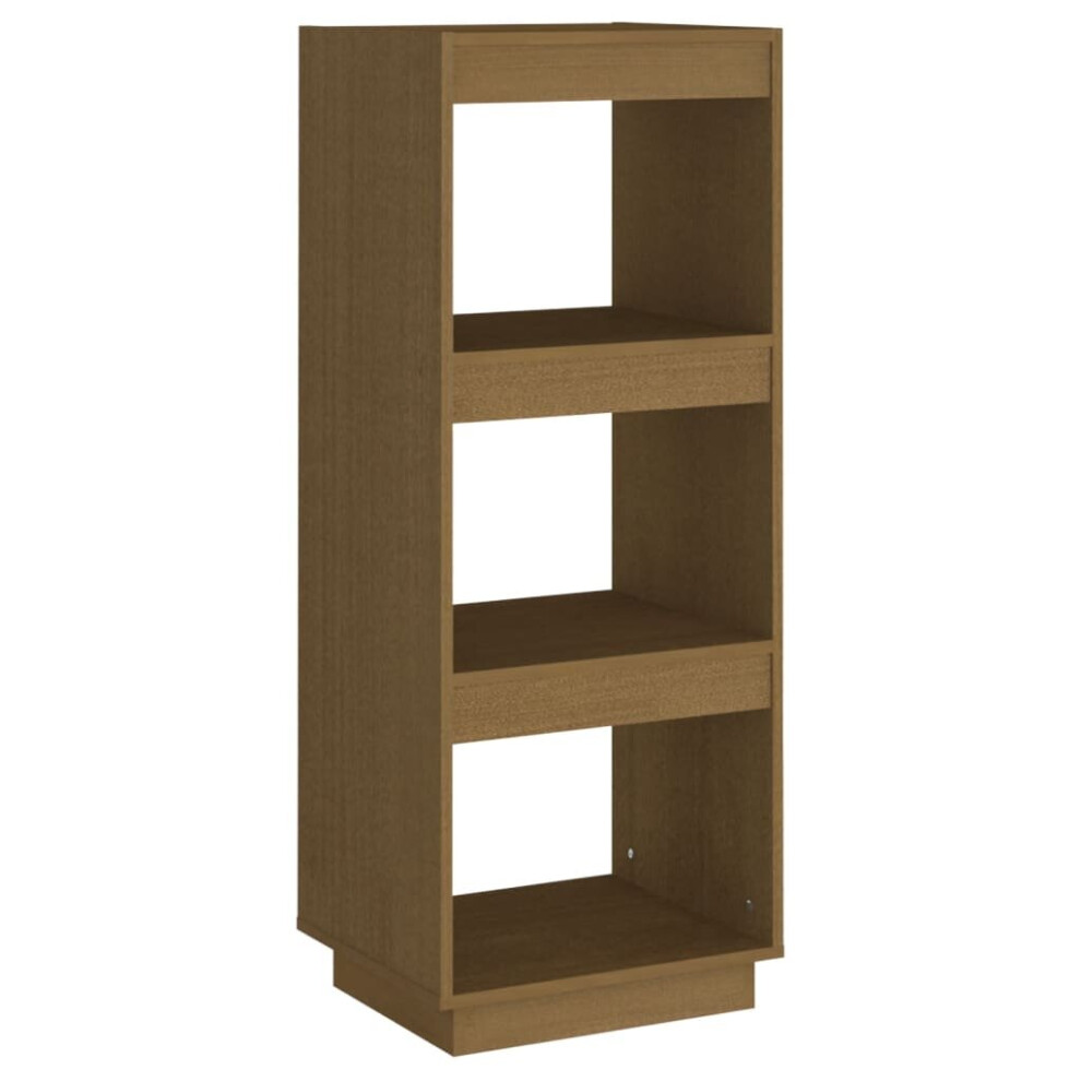 Vidaxl (Honey Brown, 40 X 35 X 103 Cm) Solid Pinewood Book Cabinet/Room Divider Multi Colours Multi Sizes