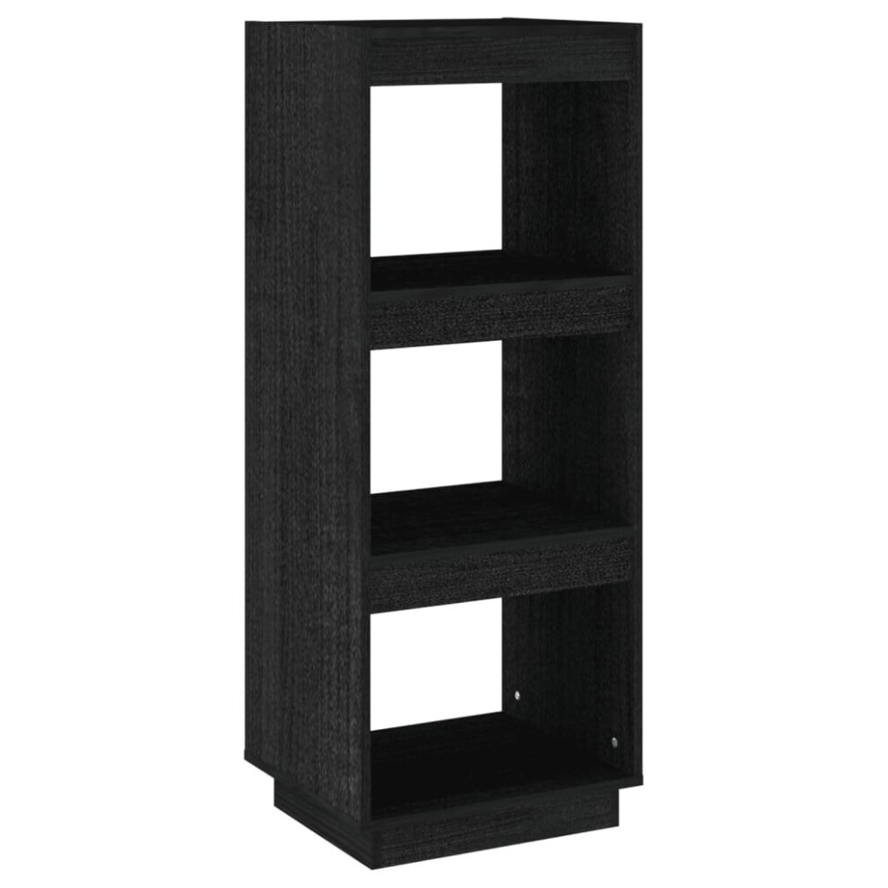 (black, 40 x 35 x 103 cm) vidaXL Solid Pinewood Book Cabinet/Room Divider Multi Colours Multi Sizes