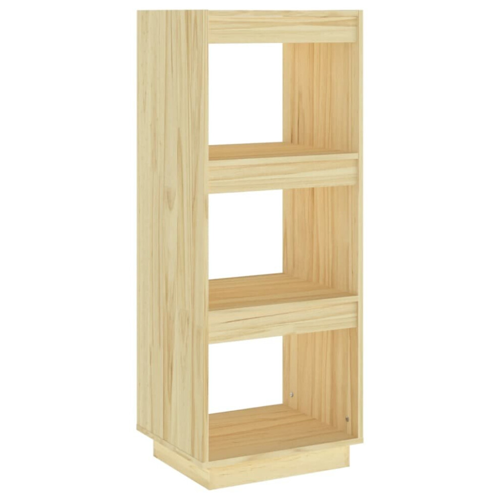 Vidaxl (Brown, 40 X 35 X 103 Cm) Solid Pinewood Book Cabinet/Room Divider Multi Colours Multi Sizes