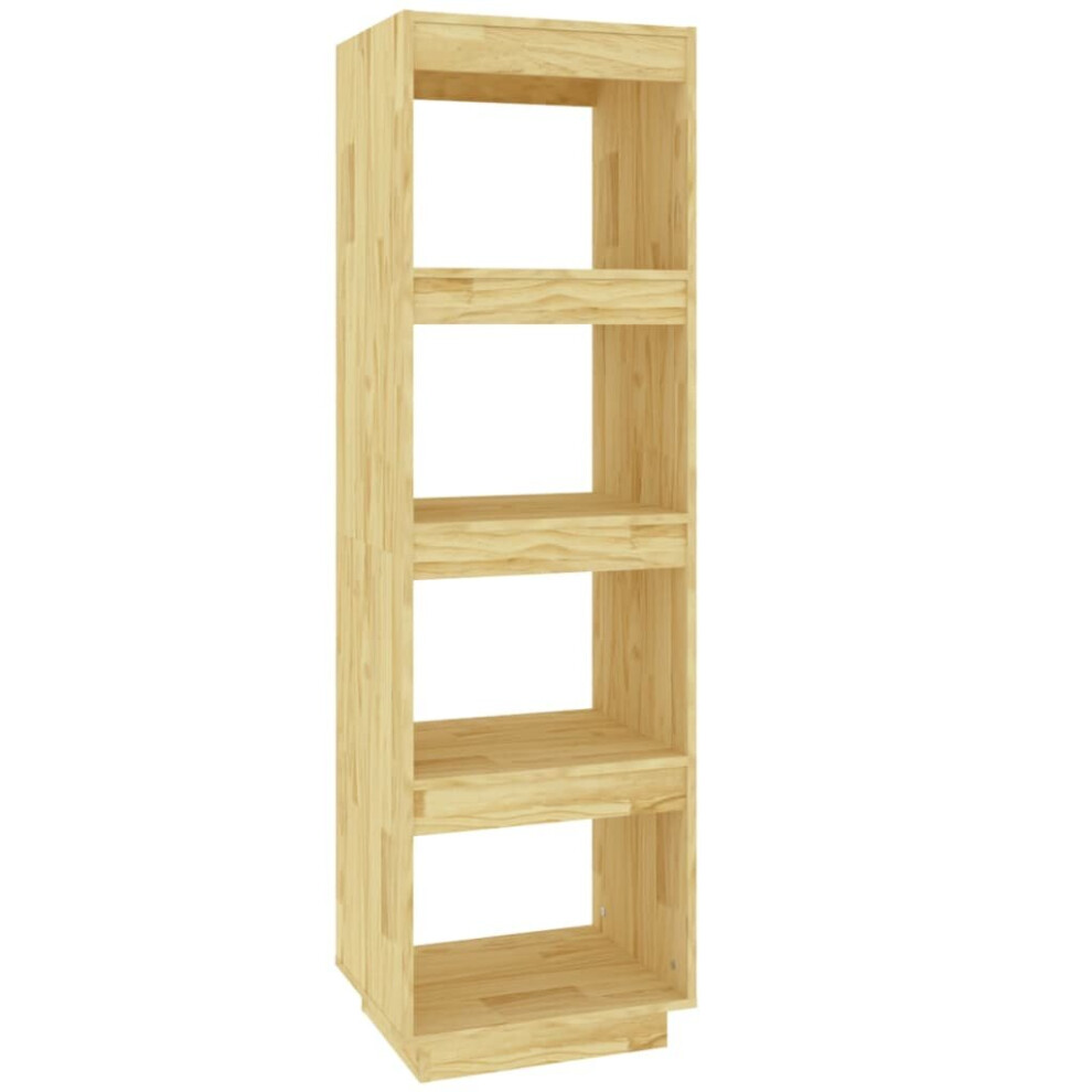 Vidaxl (Brown, 40 X 35 X 135 Cm) Solid Pinewood Book Cabinet/Room Divider Multi Colours Multi Sizes