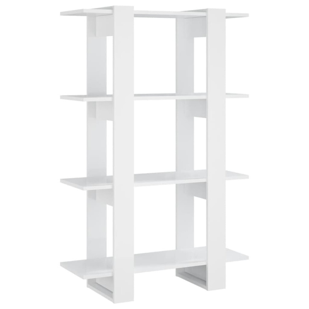 (high gloss white) vidaXL Book Cabinet/Room Divider Bookcase Cabinet Book Shelf Multi Colours