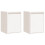 VidaXL (white, 2) vidaXL Wall Cabinet Hanging Storage Cabinet Wall Cupboard Solid Wood Pine 1