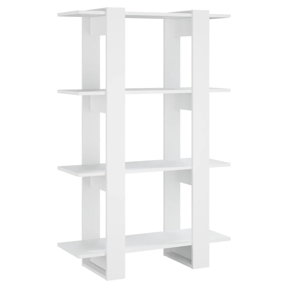 (white) vidaXL Book Cabinet/Room Divider Bookcase Cabinet Book Shelf Multi Colours