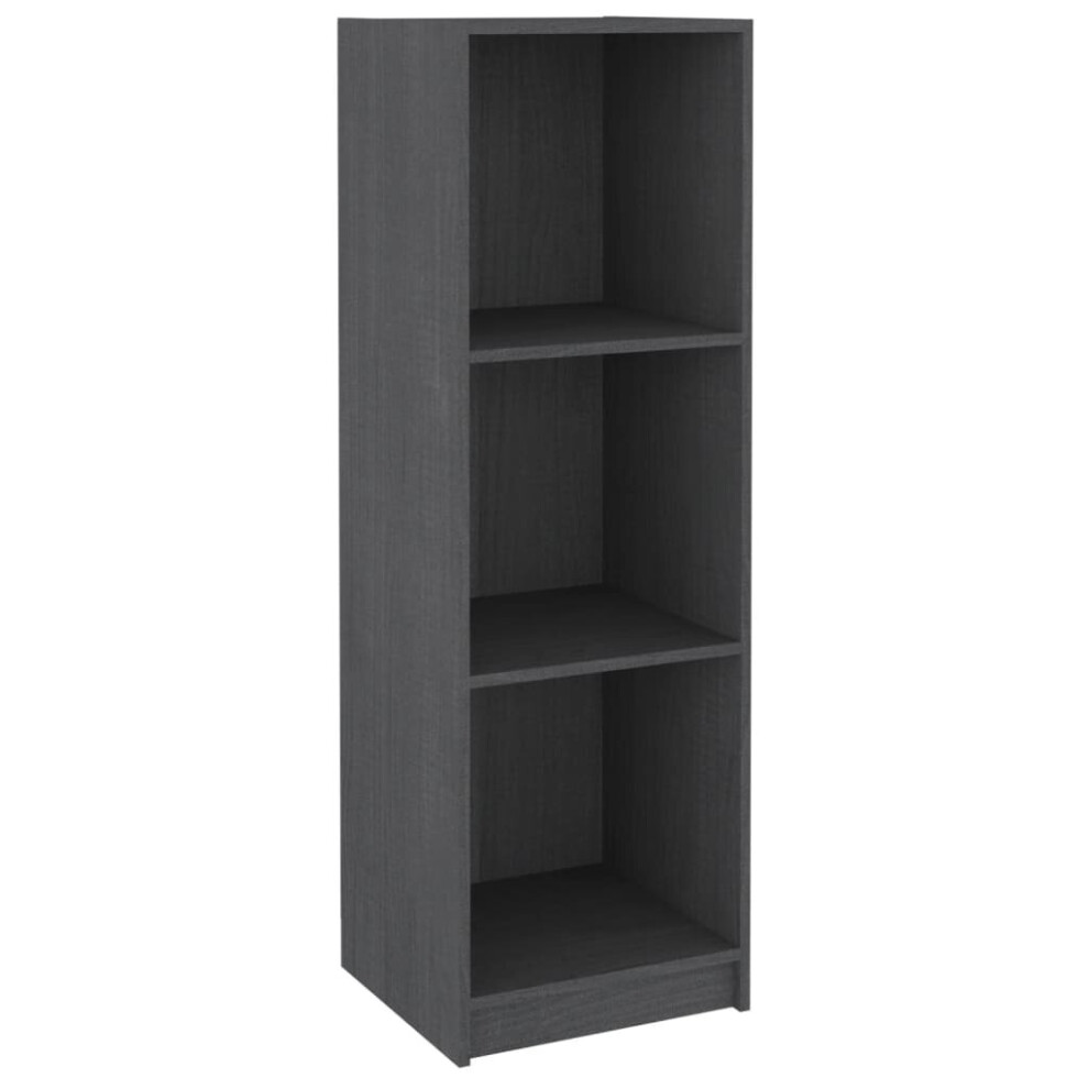 (grey) vidaXL Solid Pinewood Book Cabinet/Room Divider Storage Rack Multi Colours