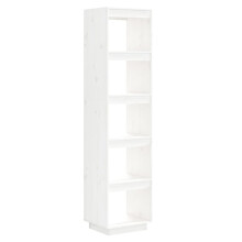 (white, 40 x 35 x 167 cm) vidaXL Solid Pinewood Book Cabinet/Room Divider Multi Colours Multi Sizes