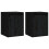 VidaXL (black, 2) vidaXL Wall Cabinet Hanging Storage Cabinet Wall Cupboard Solid Wood Pine 1
