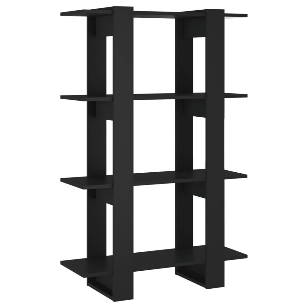 (black) vidaXL Book Cabinet/Room Divider Bookcase Cabinet Book Shelf Multi Colours