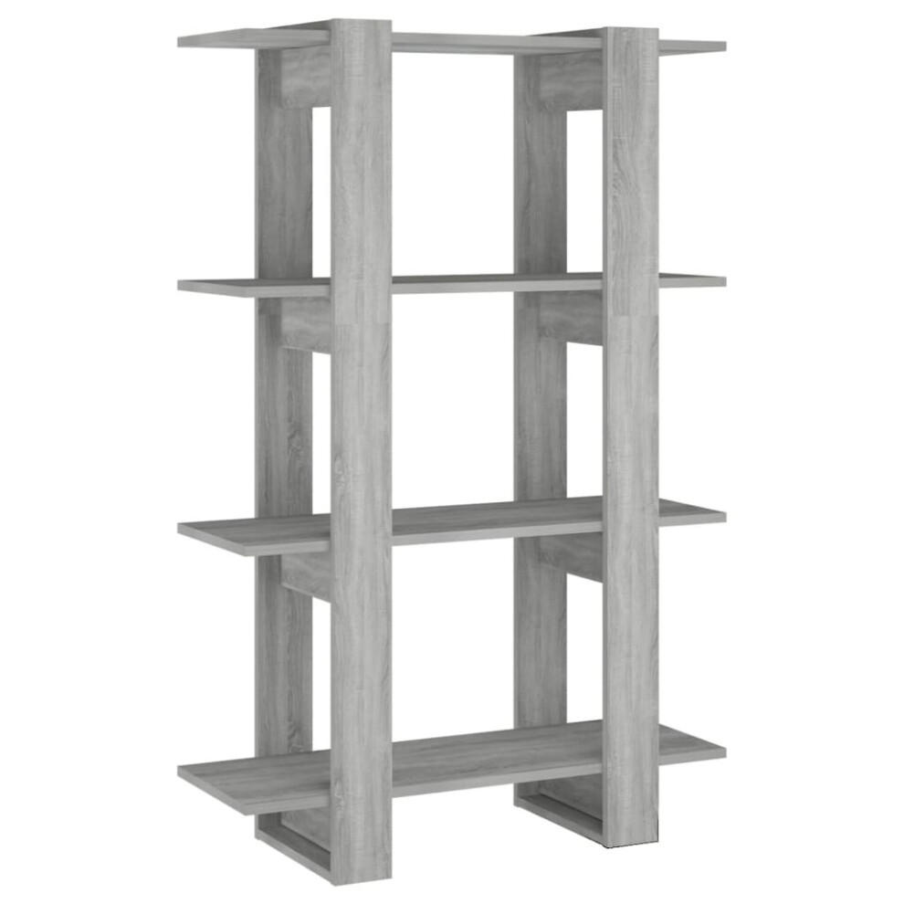 Vidaxl ( Sonoma) Book Cabinet/Room Divider Bookcase Cabinet Book Shelf Multi Colours Grey
