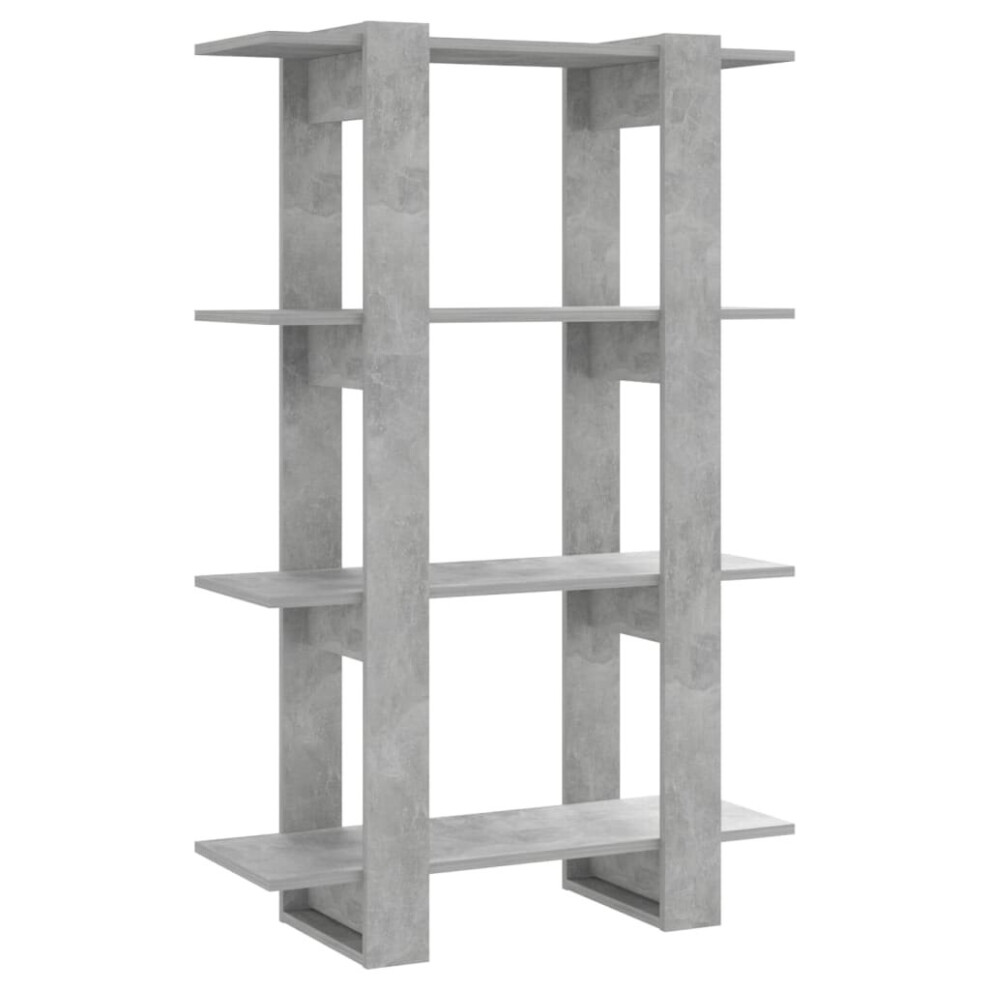 (concrete grey) vidaXL Book Cabinet/Room Divider Bookcase Cabinet Book Shelf Multi Colours