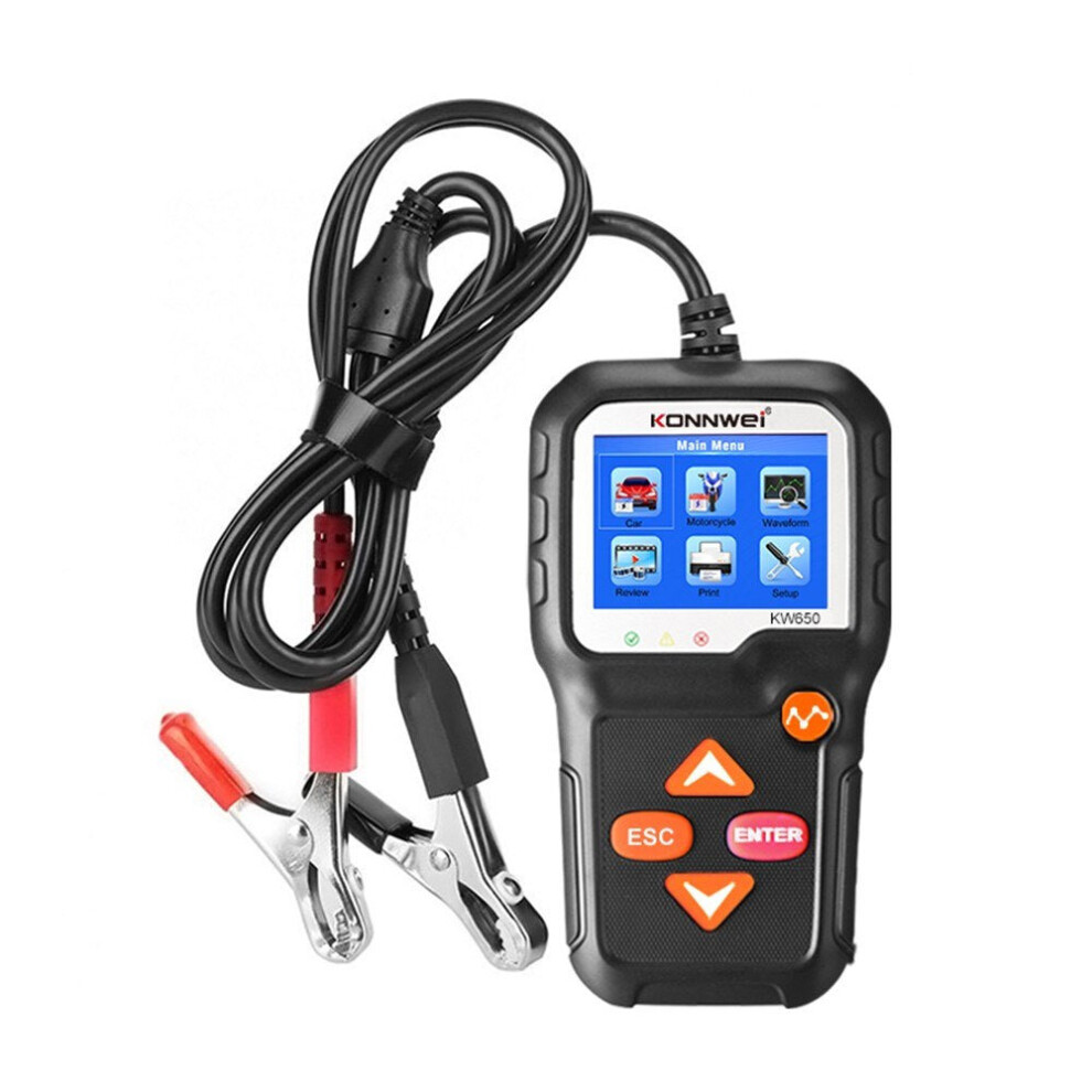 Car Battery Tester 12V Auto Load on Cranking System and Charging Scan Tool