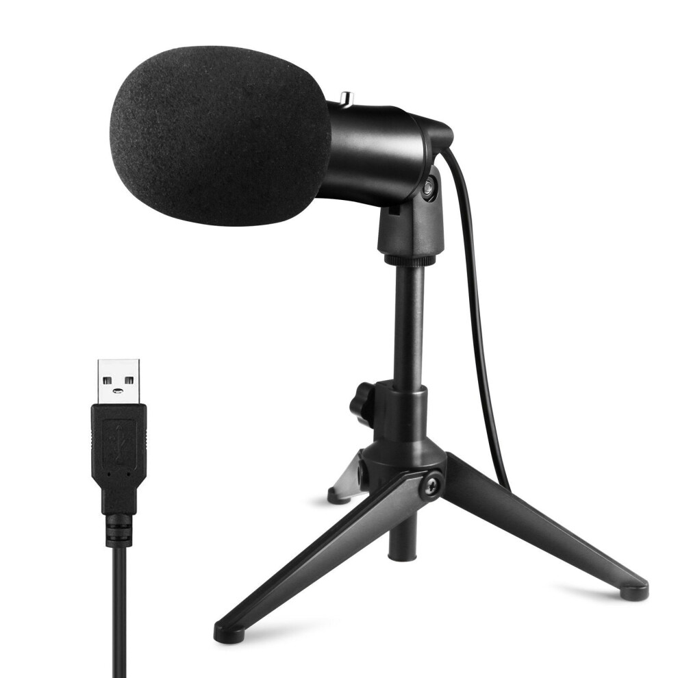 Wired Usb Microphone For Computer Laptop Condenser Mic 6112211957487