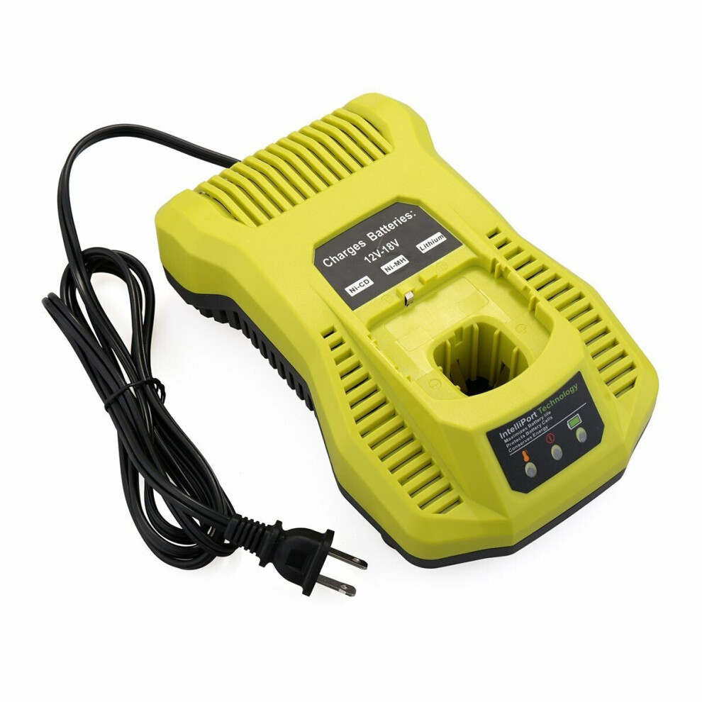 (Uk Plug) 12V-18V P117 Battery Charger Lithium Battery Nickel Charge Replacement For Ryobi One Plus P100 P101 P102 P103 P104 P105 P106 P107 P108.ã 3654659296269