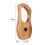 7-String Lyre Harp Ancient Style Lyres Terminalia Wood String Instrument 8