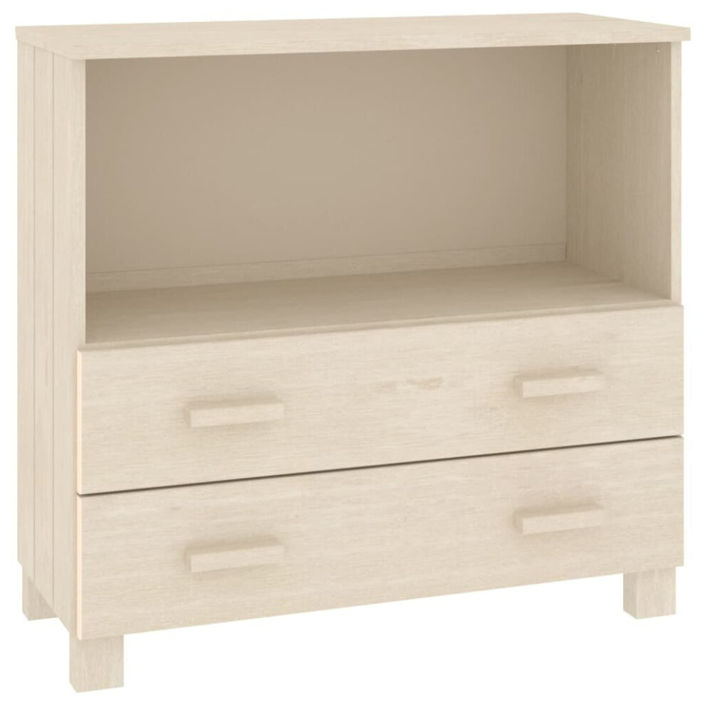 Vidaxl (Honey Brown) Sideboard Solid Wood Pine Wooden Side Cabinet Furniture Multi Colours