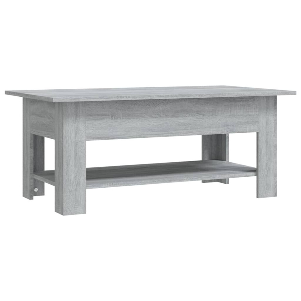 Vidaxl (Grey Sonoma) Coffee Table Couch Table Hall End Center Accent Table Engineered Wood
