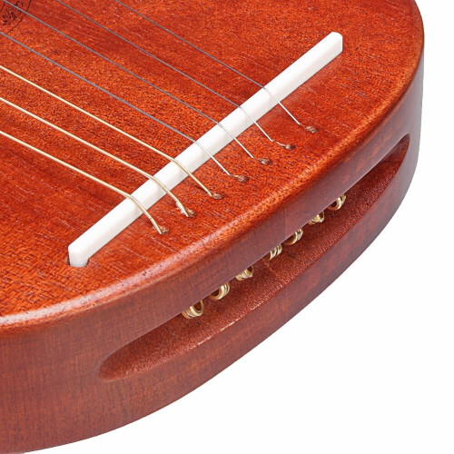 7-String Mahogany Wood Iyre Harp With Bag Tunning Tool 2